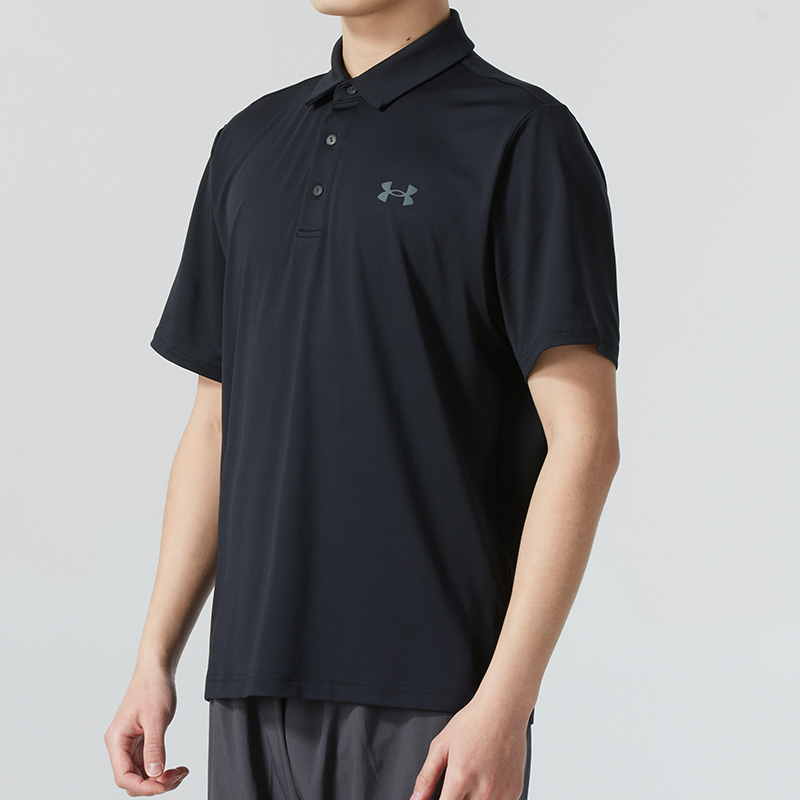 【达人专属】安德玛POLO衫男装2025新款透气运动服训练服 1378673