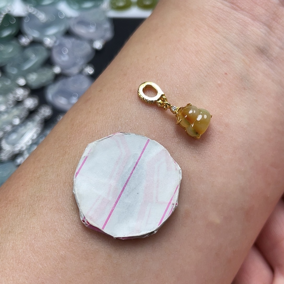 翡翠银S925镶嵌颈饰