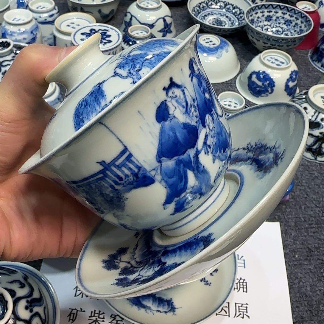 罐叶*景德镇陶瓷艺术品