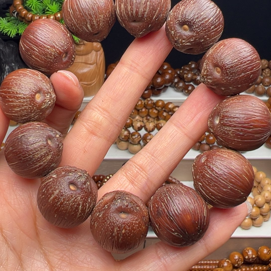 紫金鼠手串卡20+半实心原皮