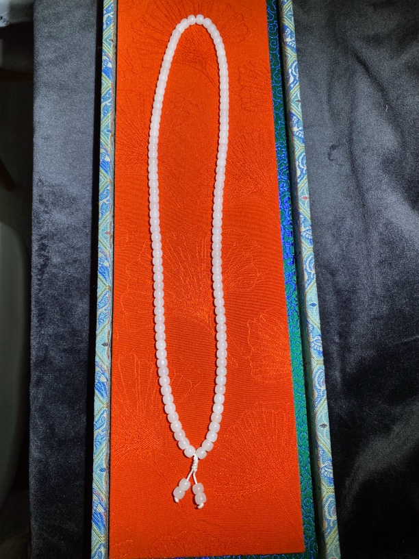 和田玉5-6直切链子 暖白 油润