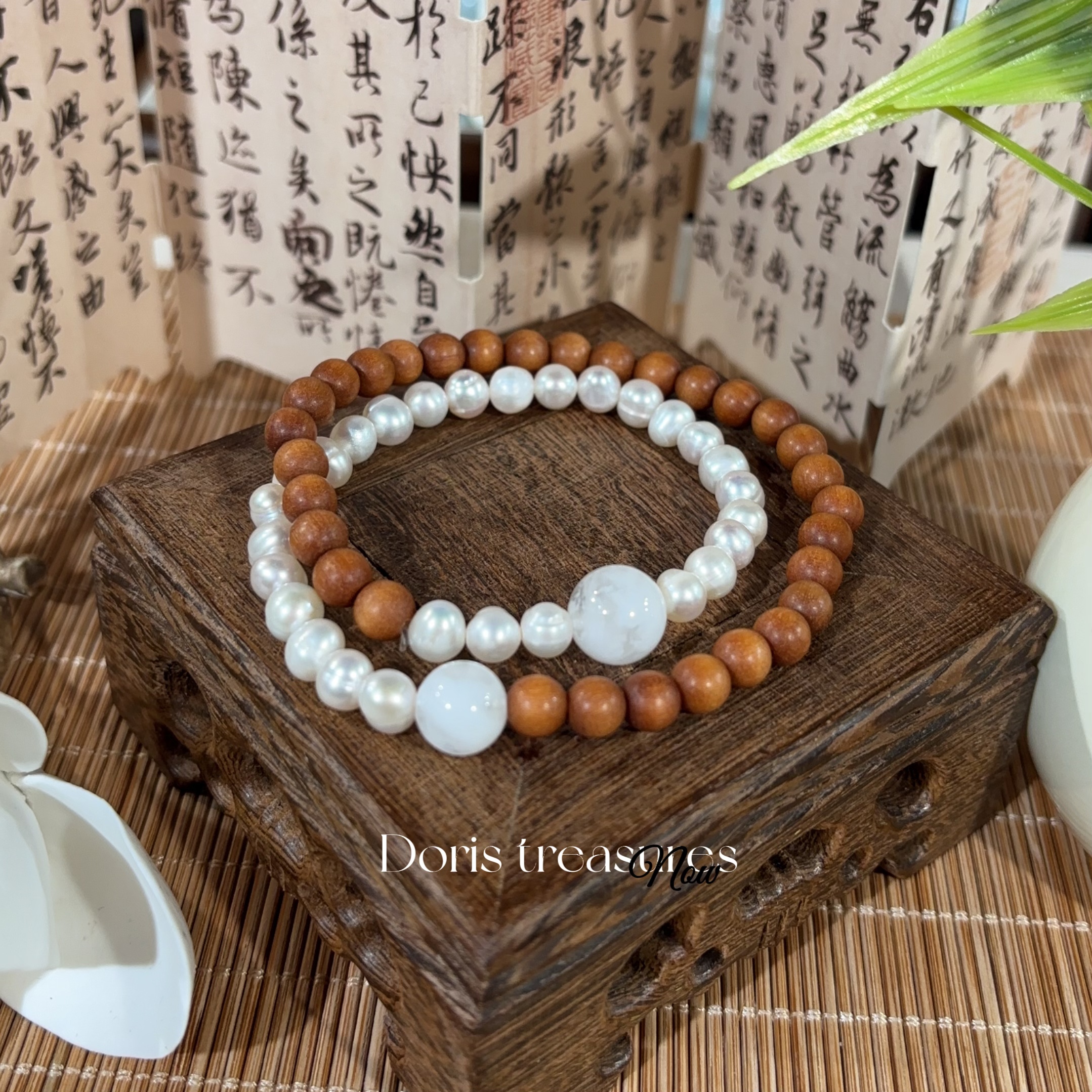 【春有百花秋有月】 天然水晶手串 多样性发一 颜色微差