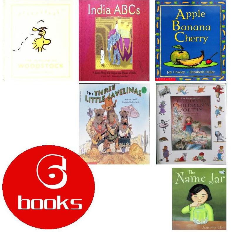 英文原版绘本6本93250708086