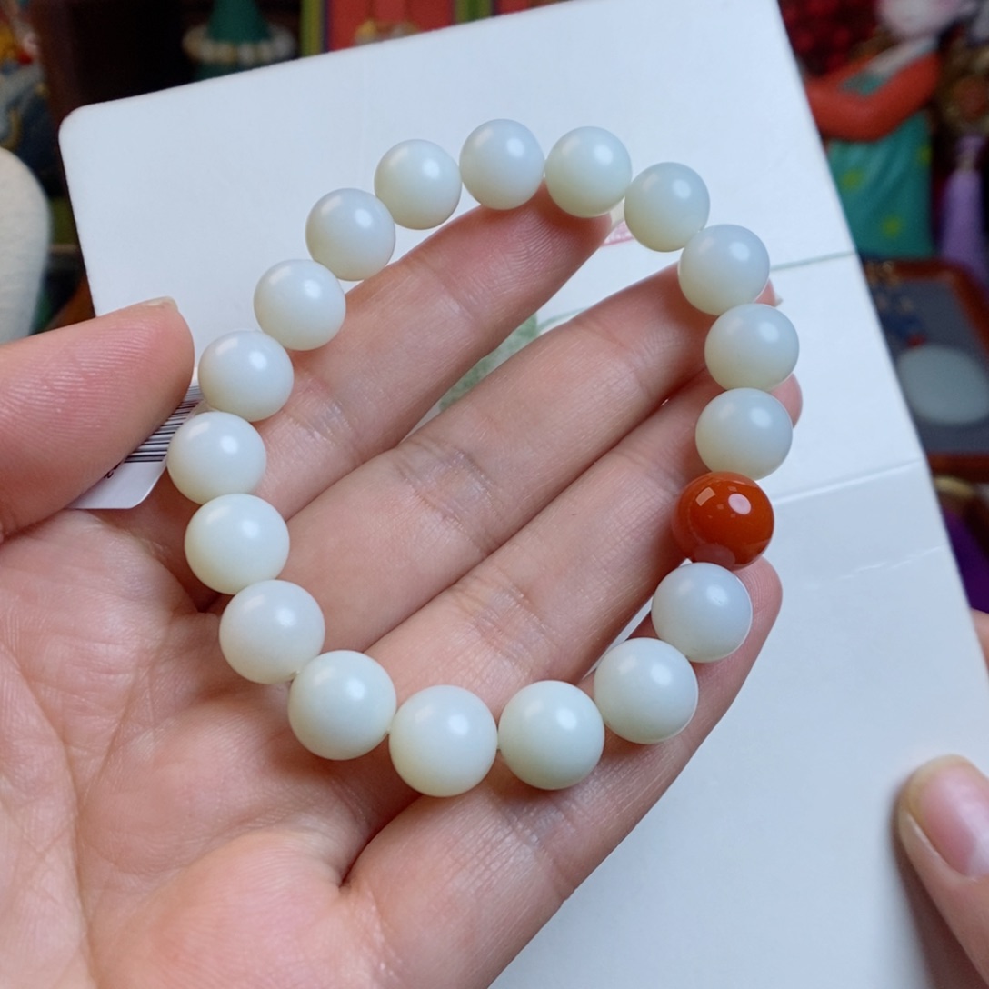 和田玉颈饰未镶嵌10米达