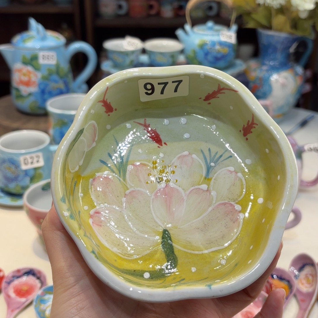 景德镇手绘高温釉下彩陶瓷茶具