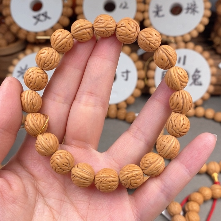 桃核手串盘龙12修……