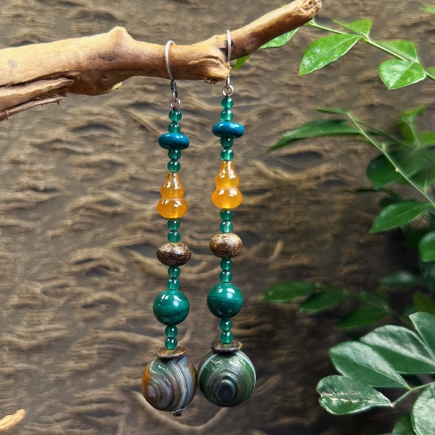 锦和原创个性双12福利玛瑙耳环