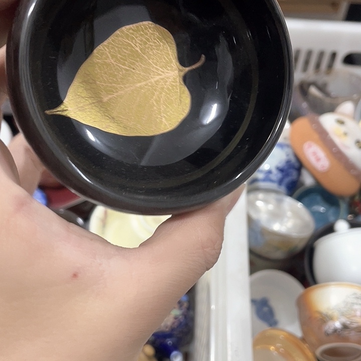 陶瓷茶具全部清清完回家过年