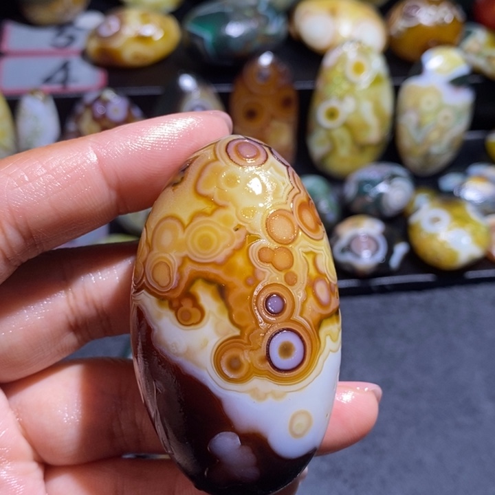 玛瑙/玉髓未镶嵌吊坠(不含链)164