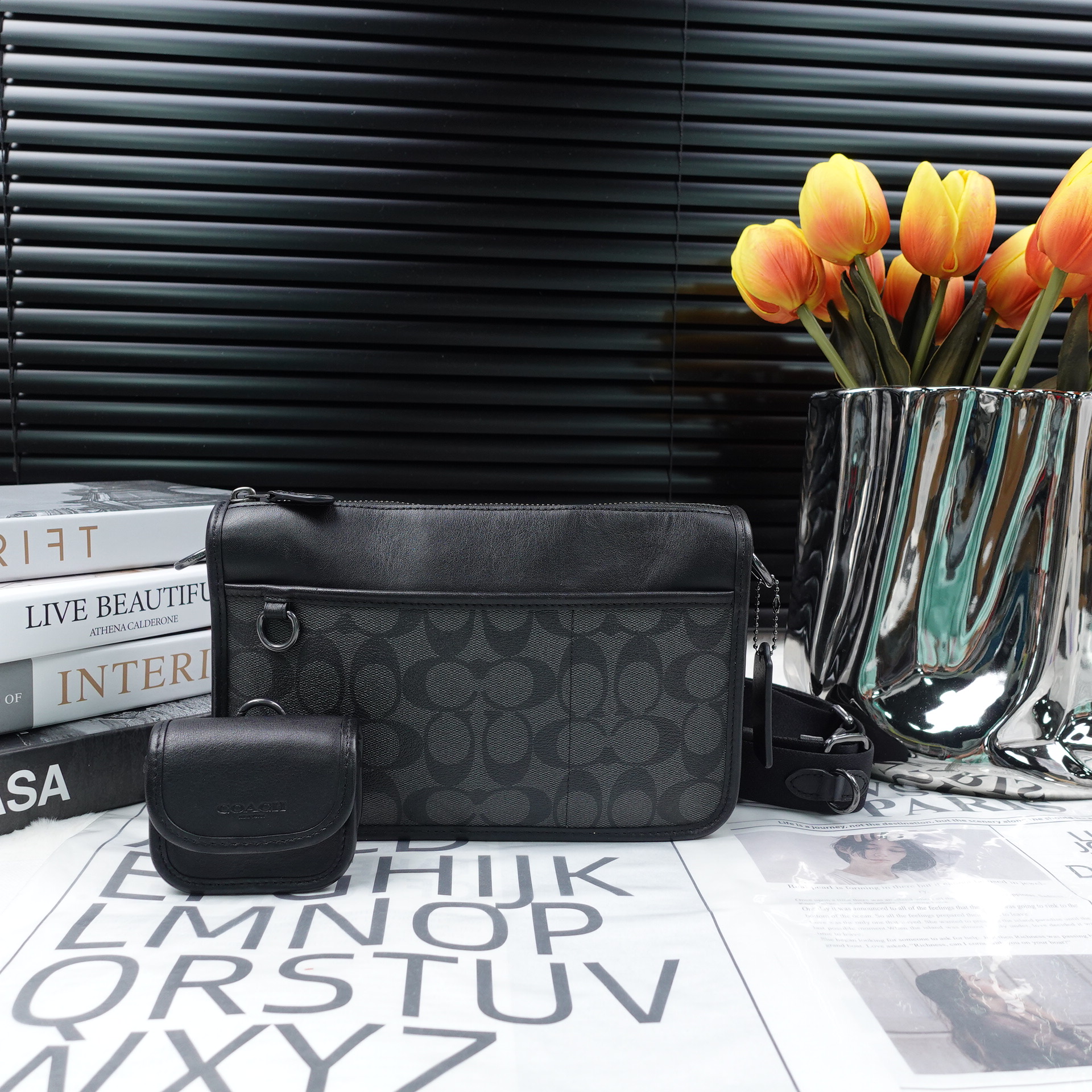 95新 COACH/蔻驰 单肩包/T10218053