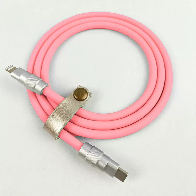 即越定制适用于苹果macbook笔记本240瓦ipad151617系列硅胶数据线