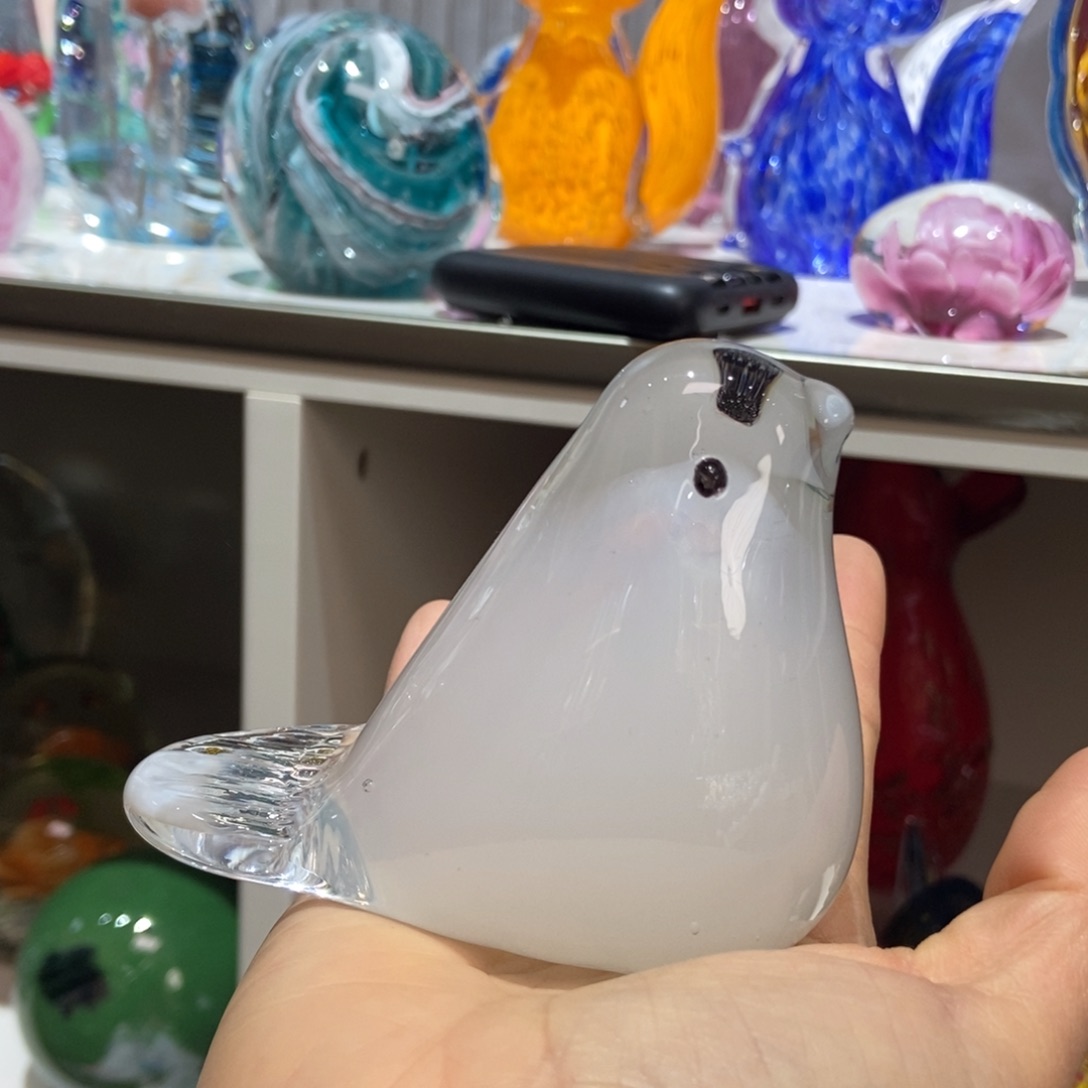 琉璃手工艺品底部微瑕