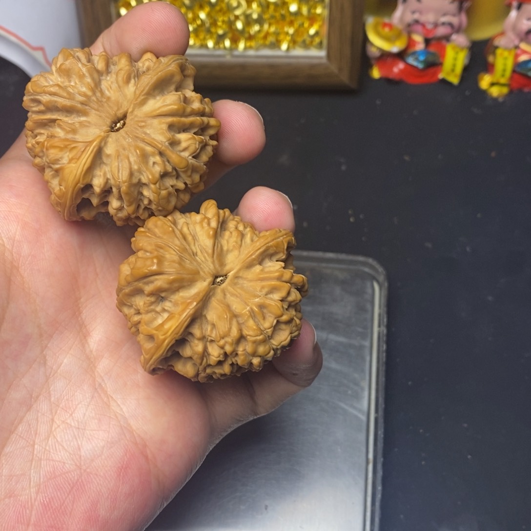 吊坠文玩核桃官帽矮壮47