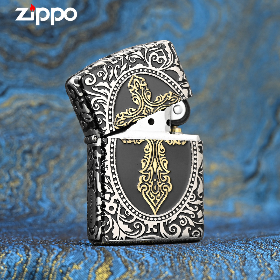 ZIPPO/之宝官方正品煤油打火机 克罗心 防风高端送男朋友
