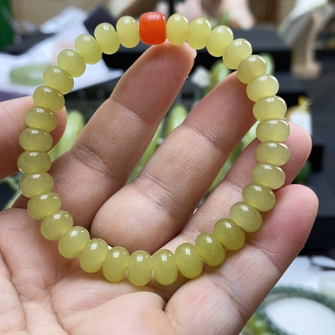 和田玉未镶嵌手链