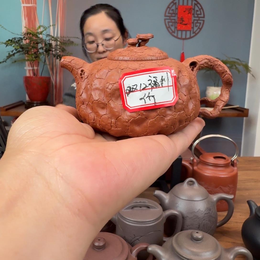 勇***前段泥茶壶红降坡供春