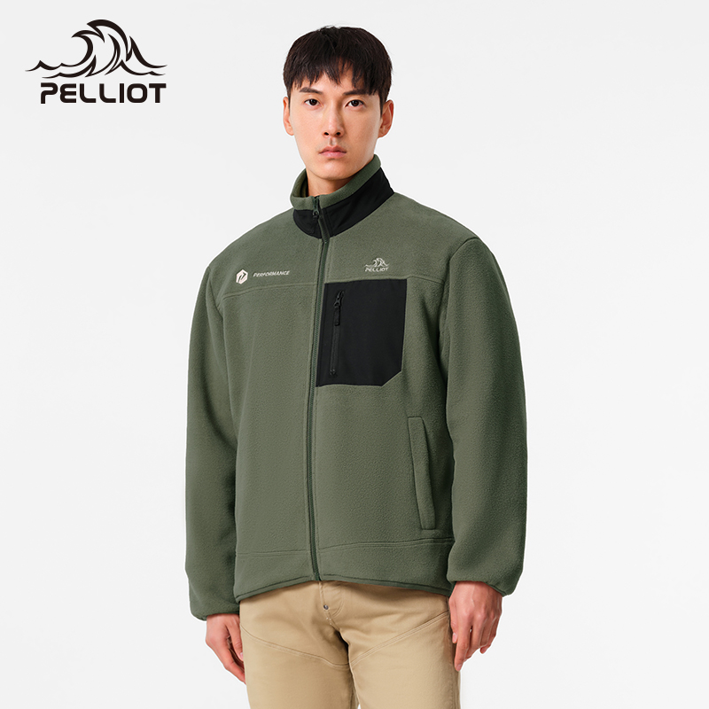 伯希和【P系列】Polartec300抓绒衣男女款春季新防风夹克加厚保暖