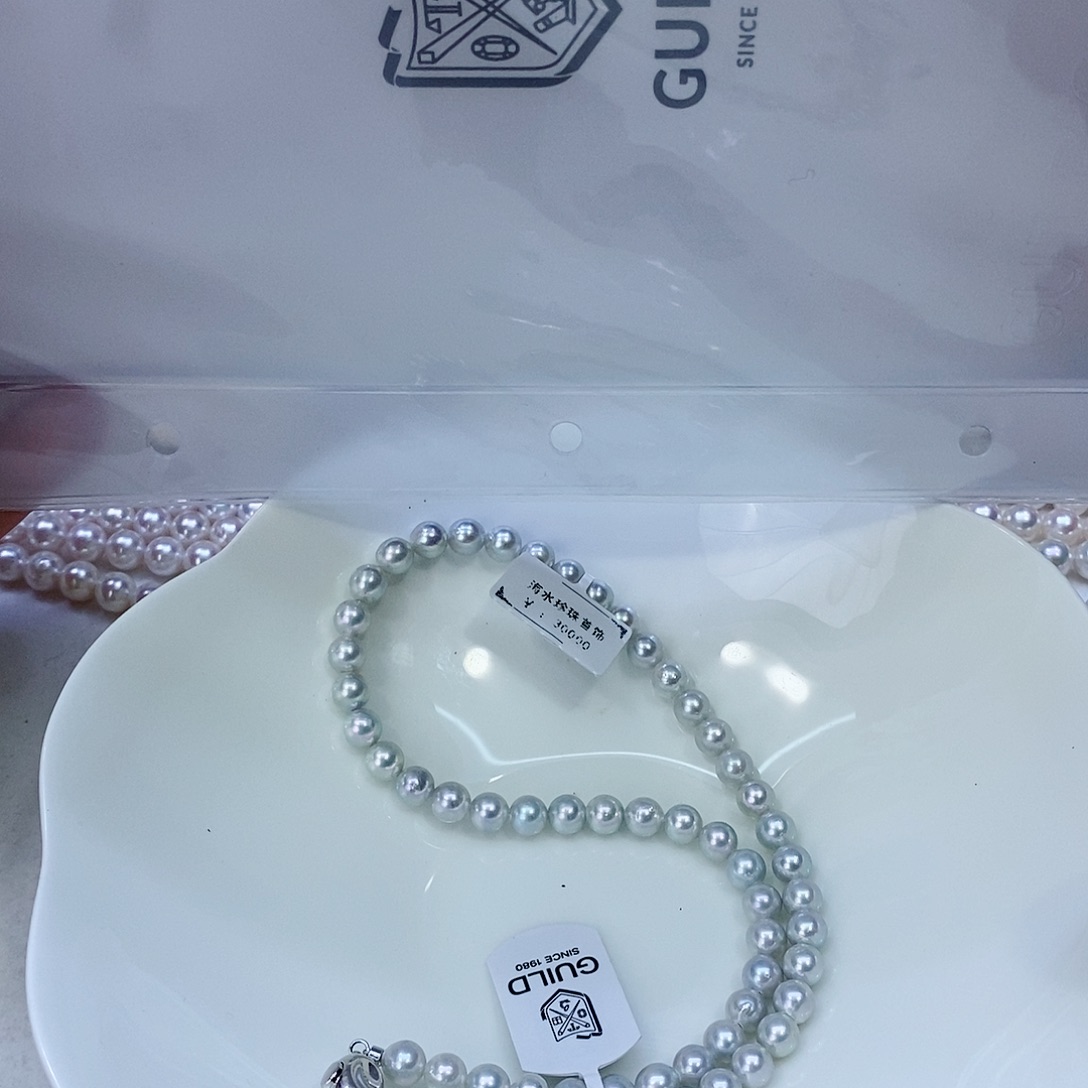 海水珍珠颈饰银S925镶嵌