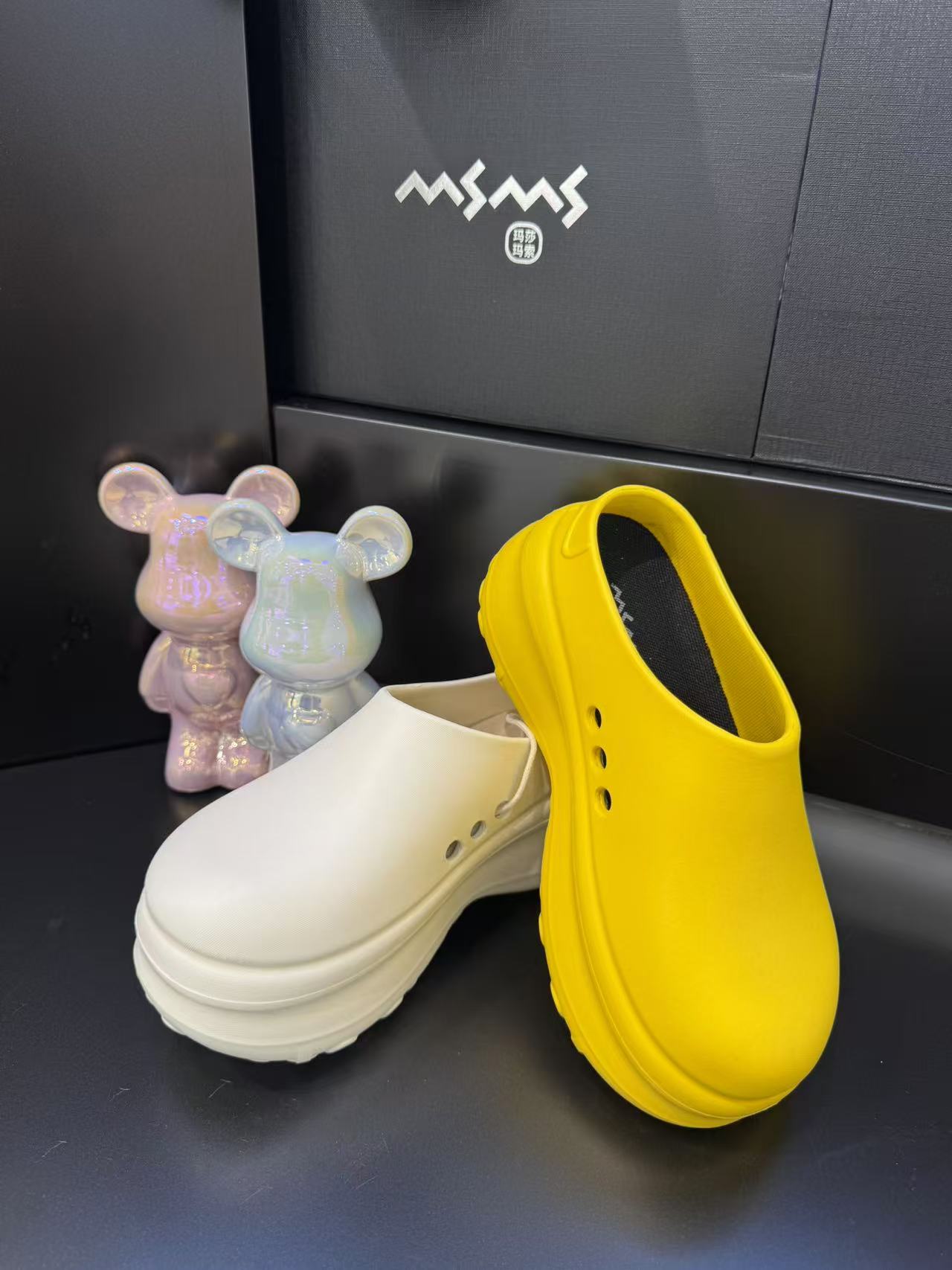 【玛莎玛索】73-2夏季新款网红增高包头洞洞鞋拖鞋一脚蹬