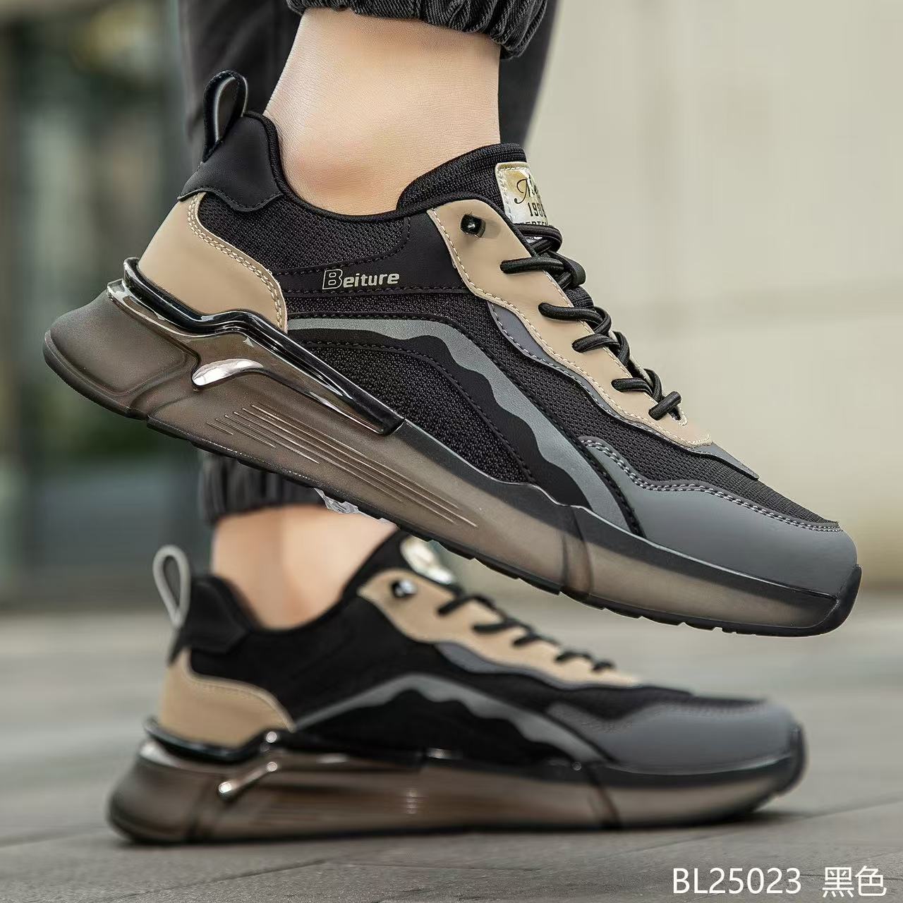 【真爆】2025新品春款爆米花男士运动休闲潮鞋BL25023
