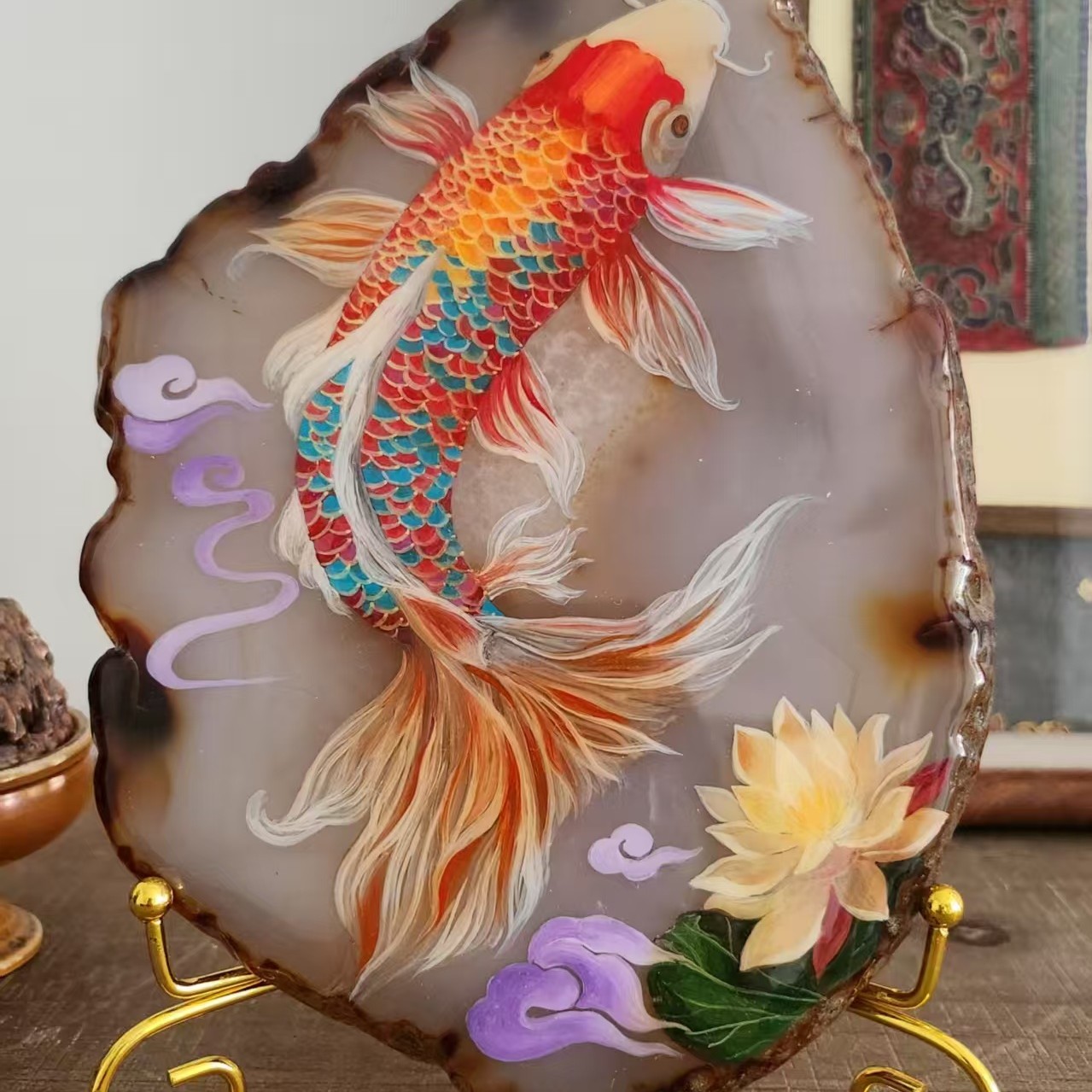 丙烯颜料纯手工手绘