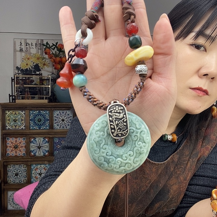 翡翠项链未镶嵌项链