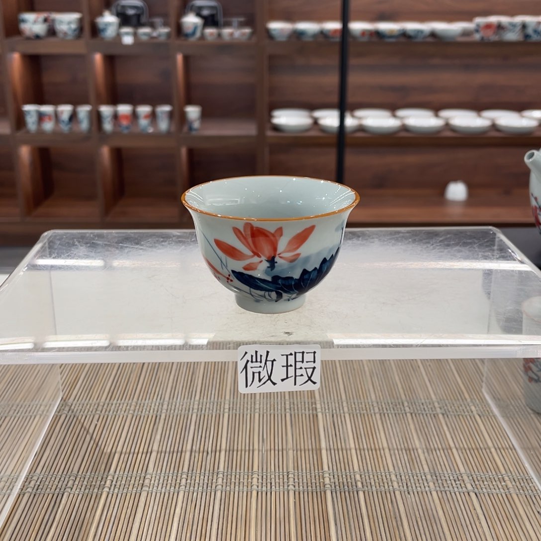 釉下老陶泥手工绘制