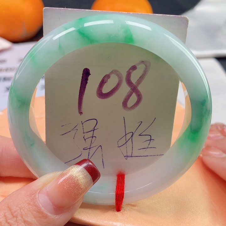 翡翠手镯未镶嵌天然翡翠56圈口