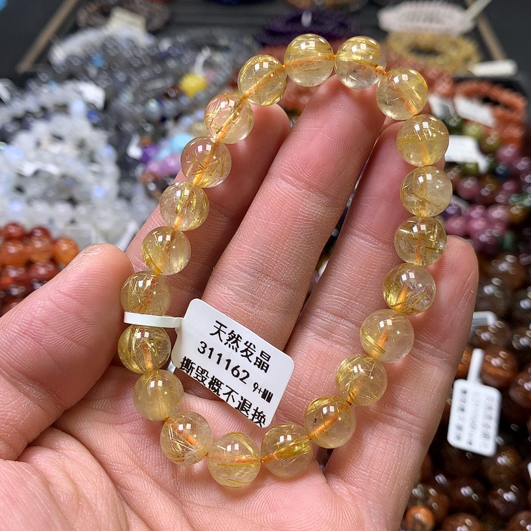 水晶手链未镶嵌，