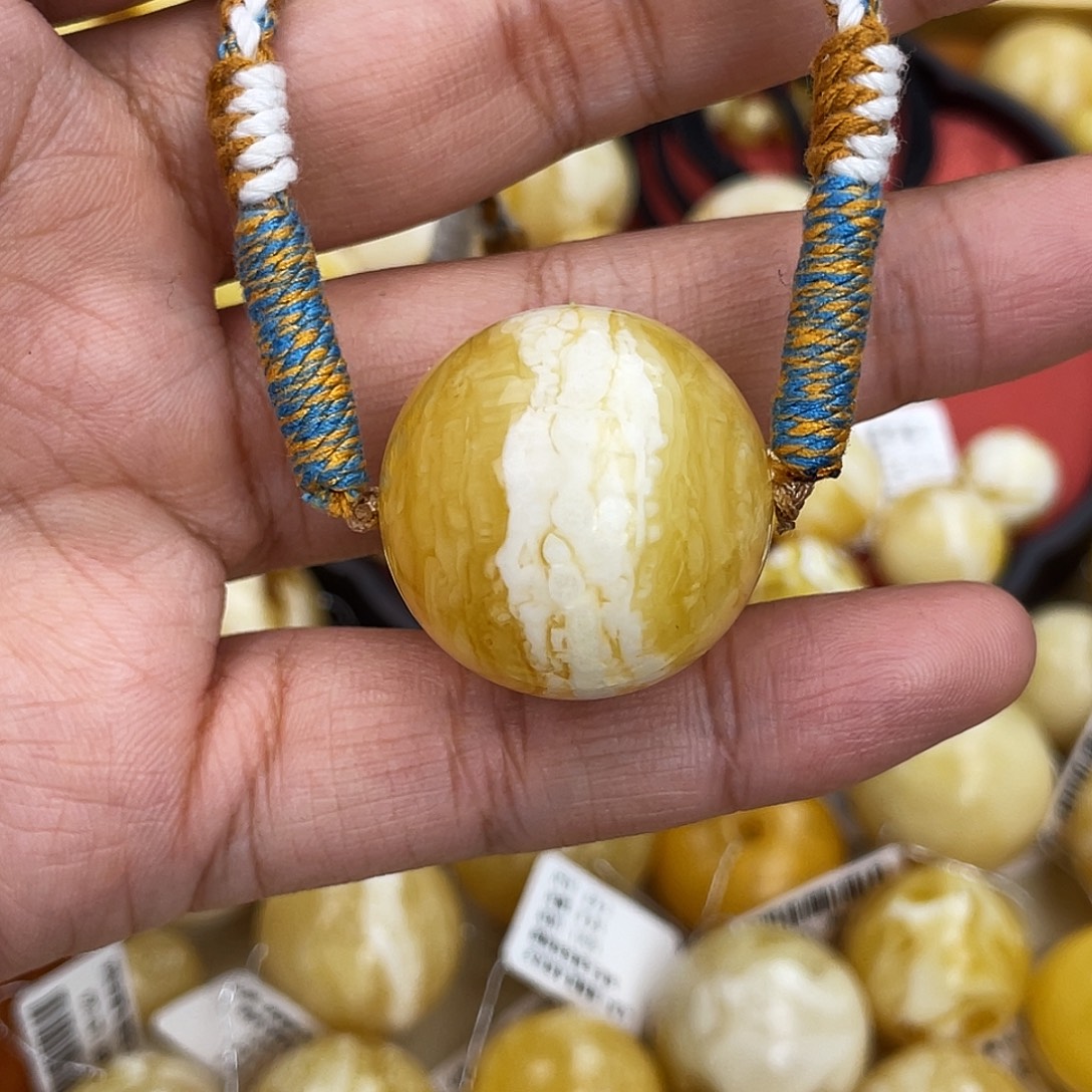 蜜蜡未镶嵌珠宝奇石粉27.1