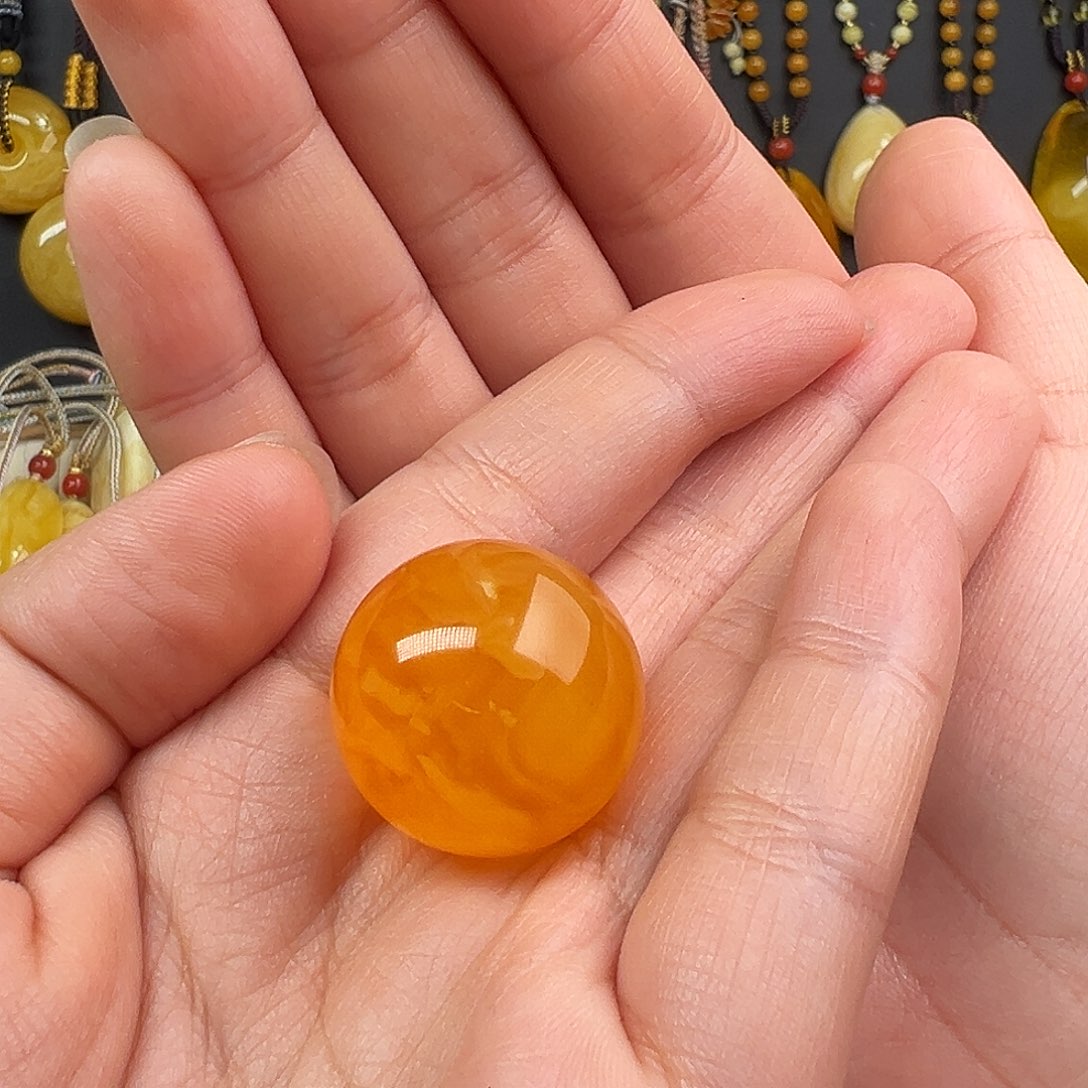 蜜蜡颈饰未镶嵌h****w蜜蜡