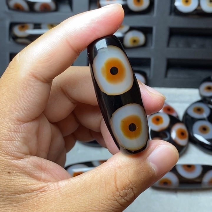 玛瑙/玉髓桶珠未镶嵌0*D