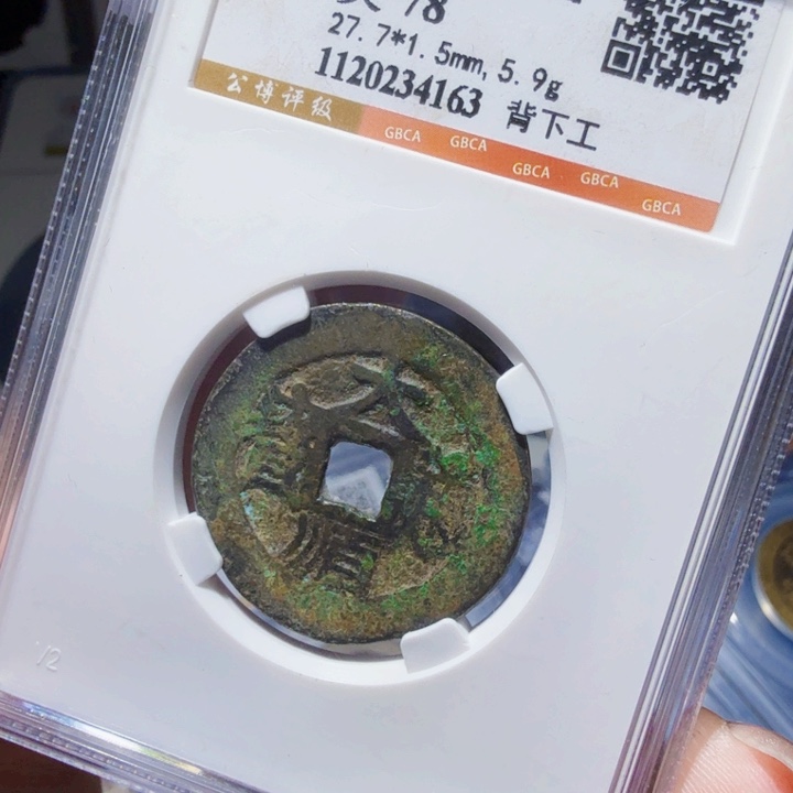 铜DX评级币一个……4163