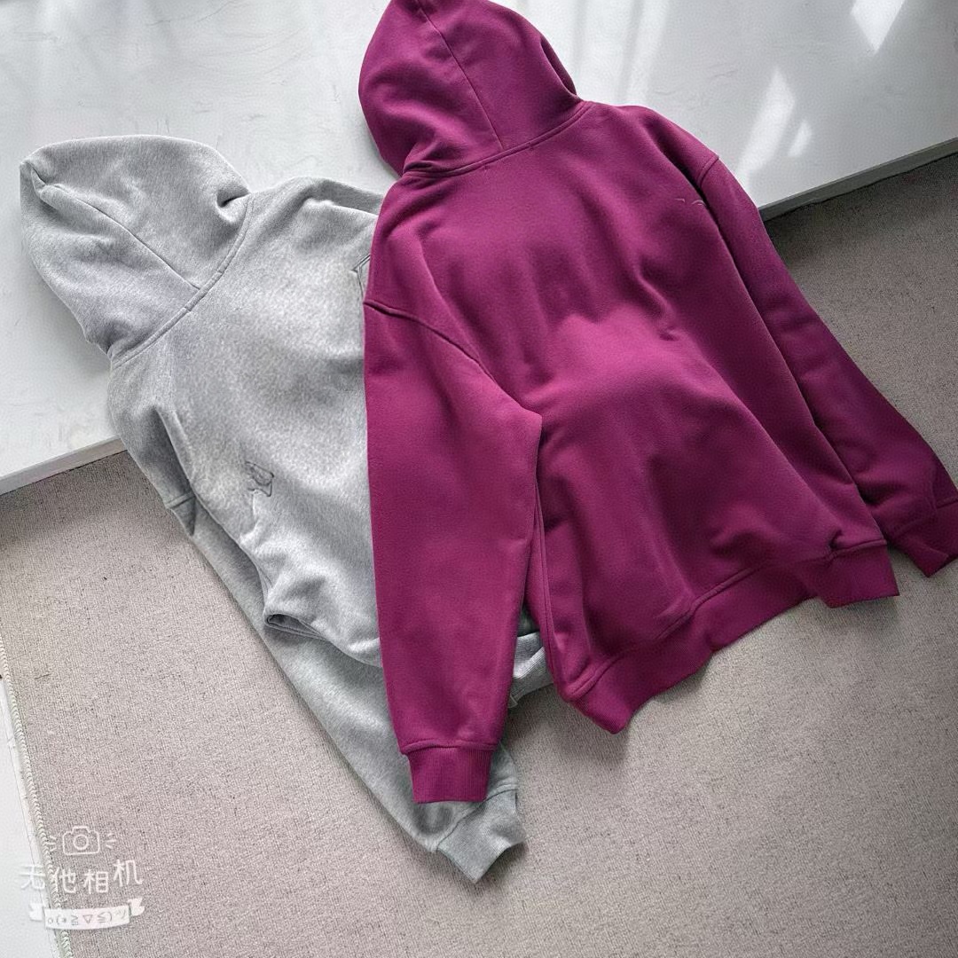 13玩偶De男女同款 25早秋新款插兜小熊帽衫宽松百搭长袖卫衣加绒