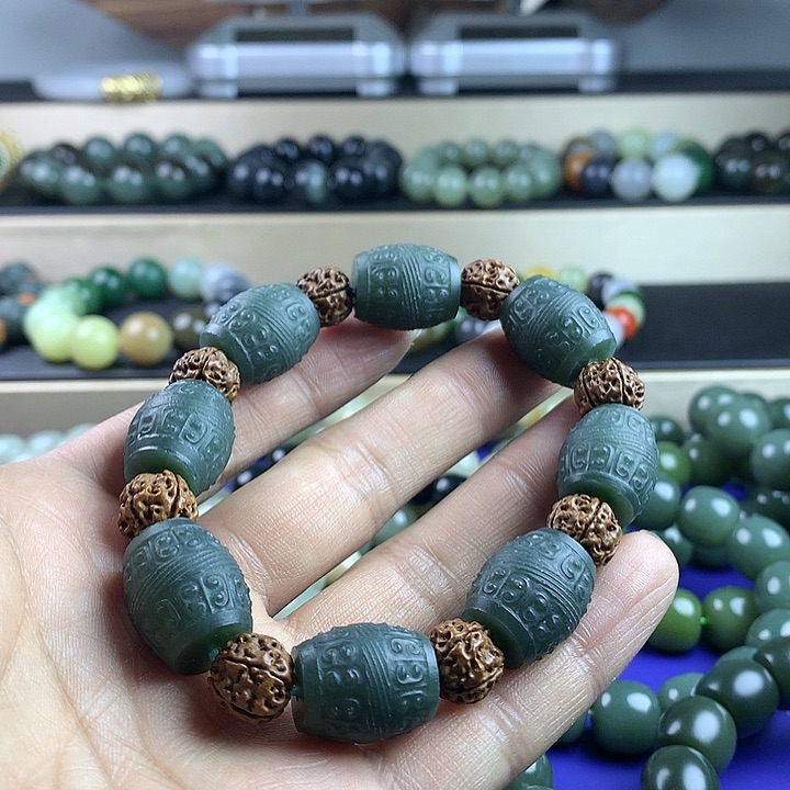 和田玉手绳未镶嵌