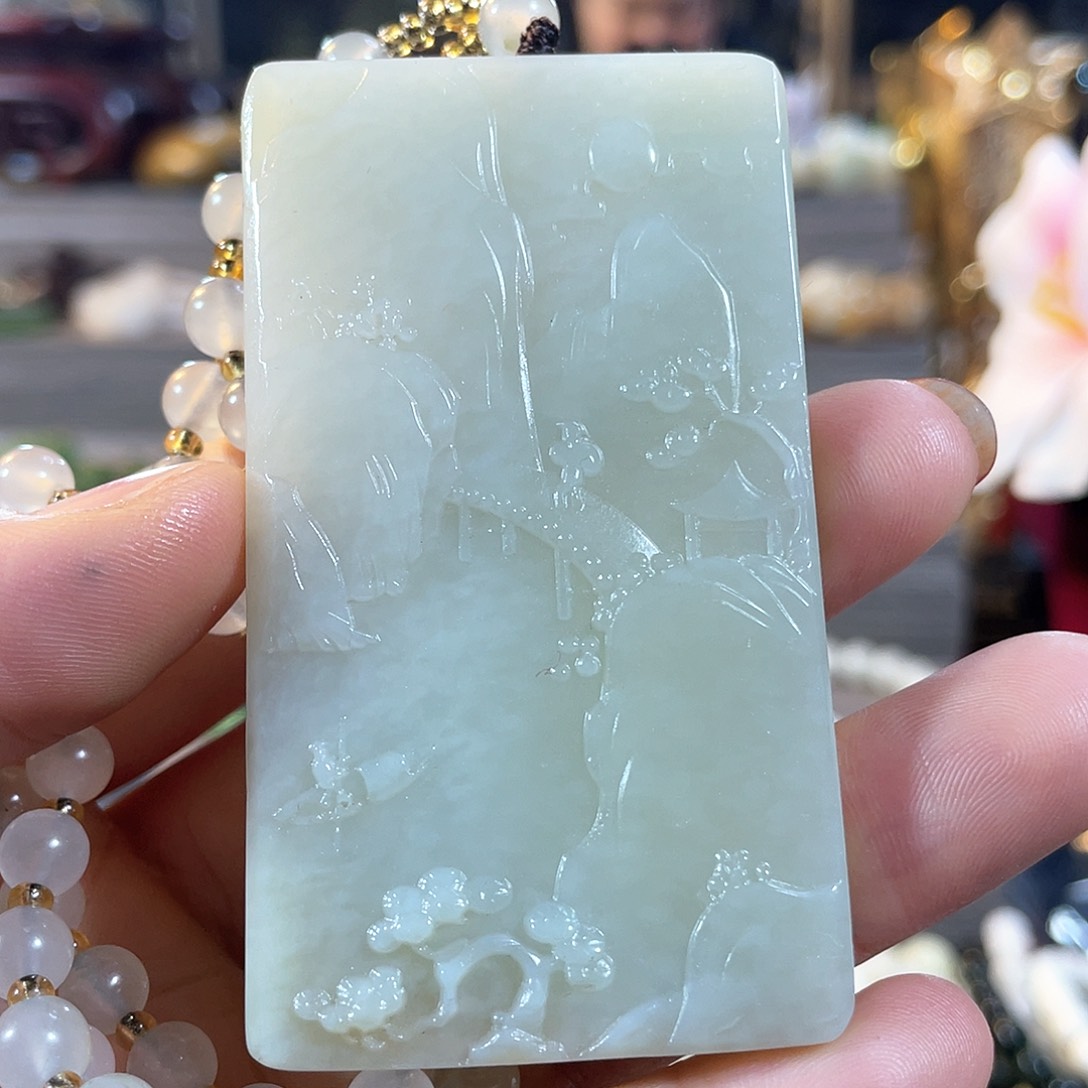 和田玉颈饰未镶嵌