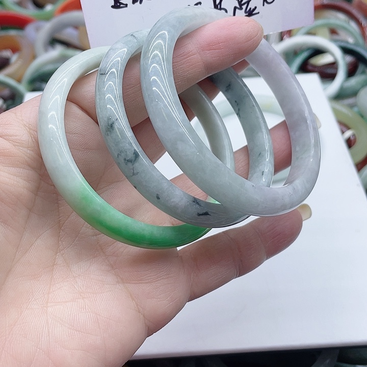 玻璃非金属手镯黑色