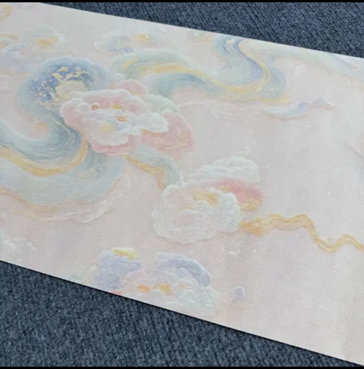 【云中境宫阙长卷】纳米半生熟毛笔书法国画作品书法专业宣纸