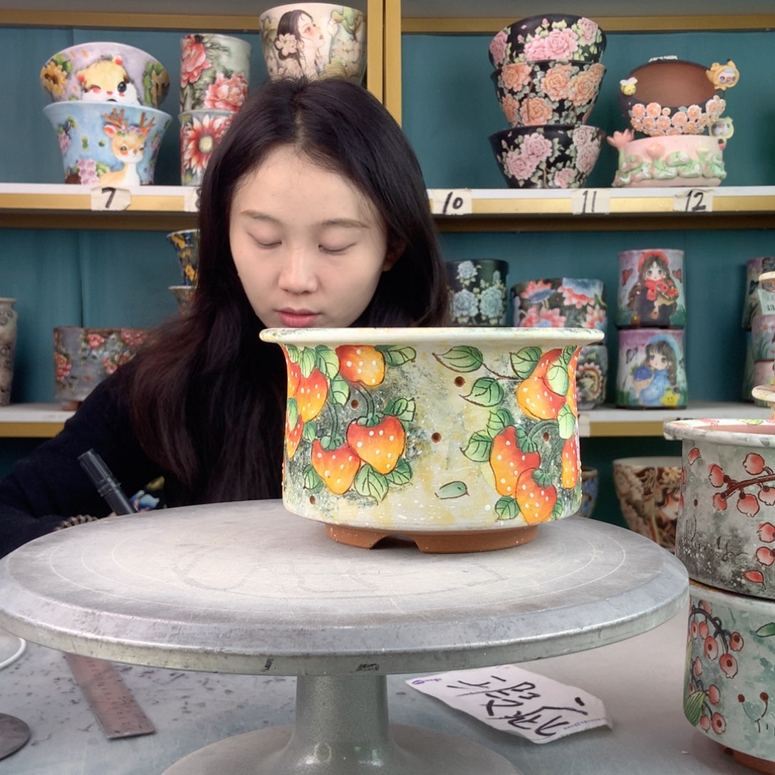 罐景德镇手工手工瑕疵736