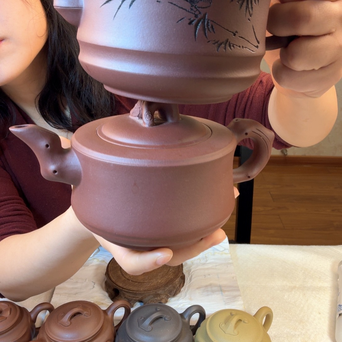 紫砂茶壶河****巍精工制作原汁原味