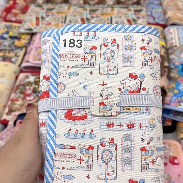 a6三环布艺活页本183
