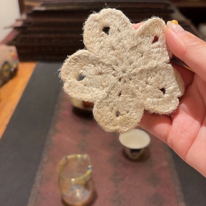 紫砂柞蚕丝养壶垫9CM