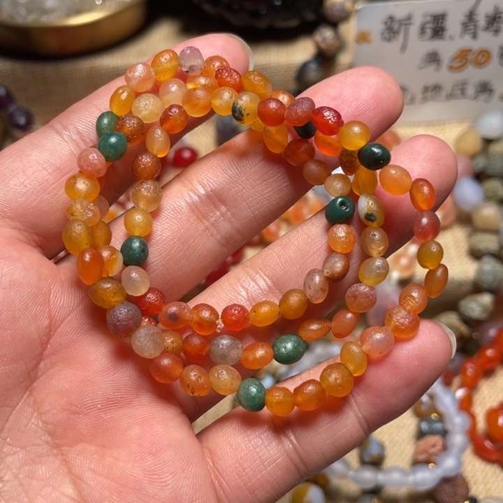 合金手链玛瑙/玉髓
