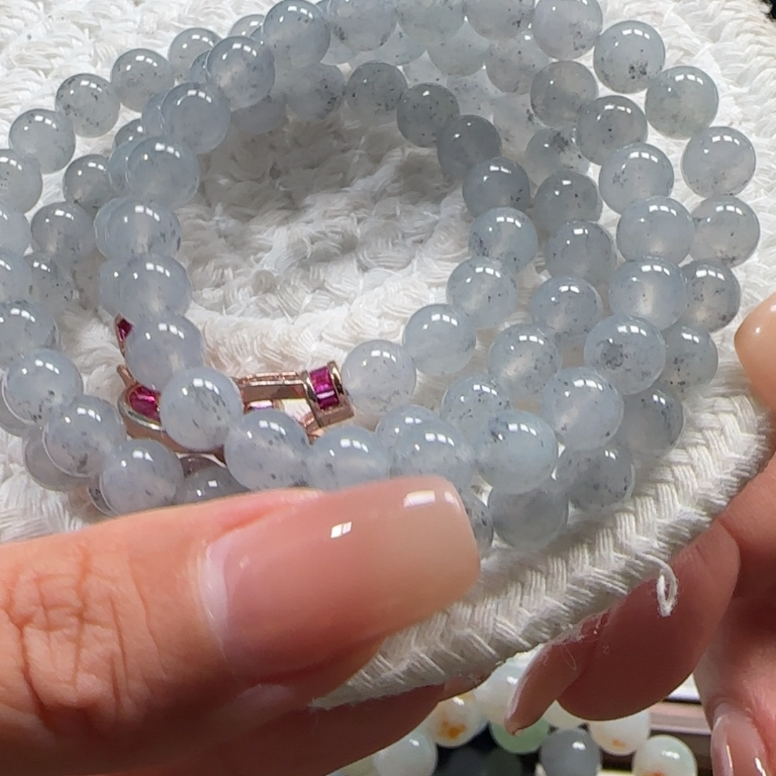 翡翠未镶嵌手链卡7