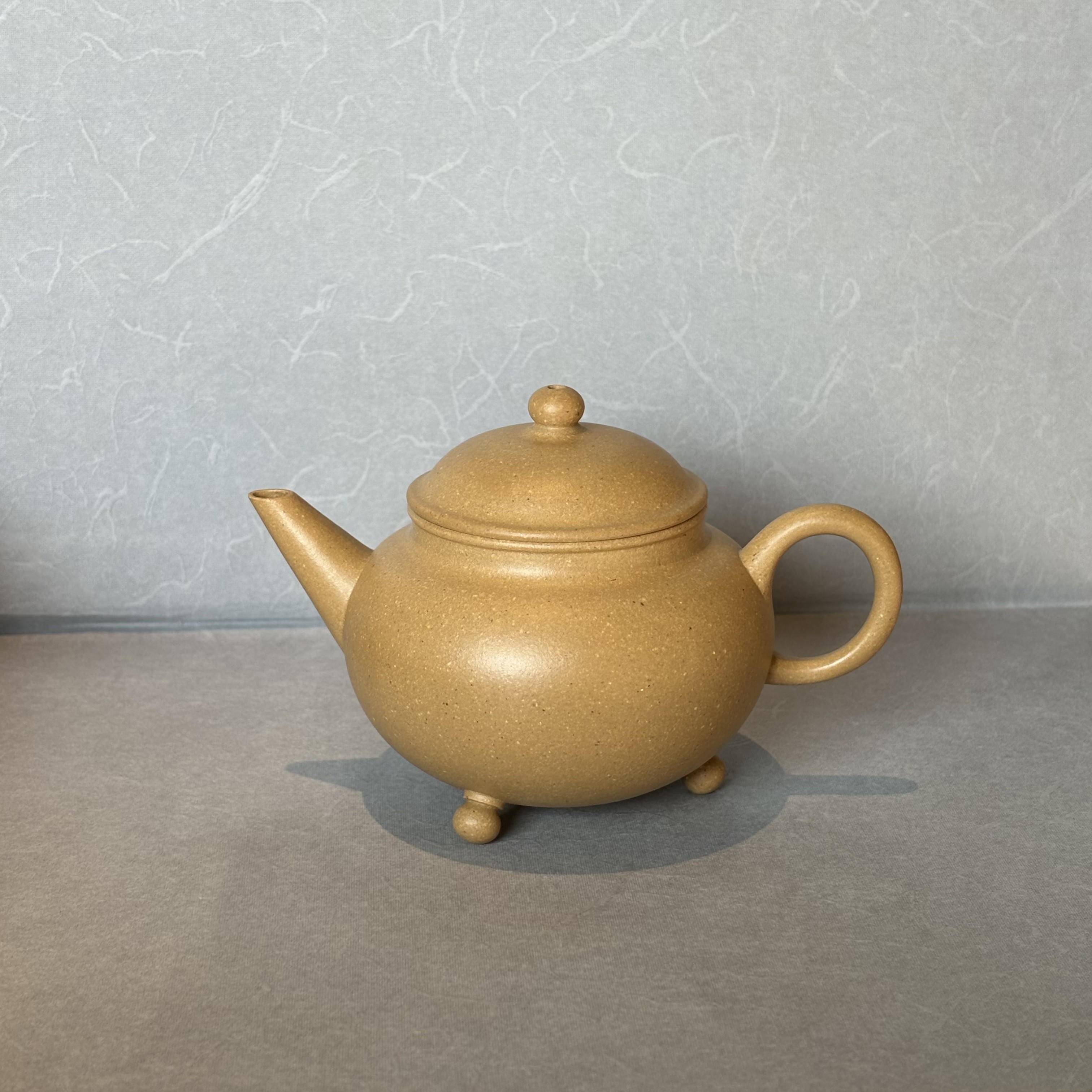 本山绿泥三足水平160cc水平壶精工半手