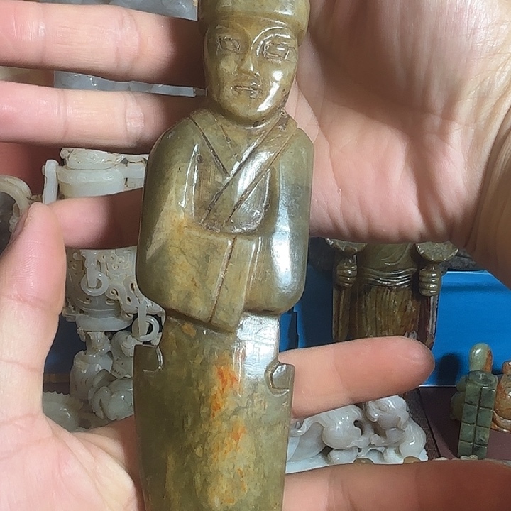 未镶嵌和田玉（青玉）挂件