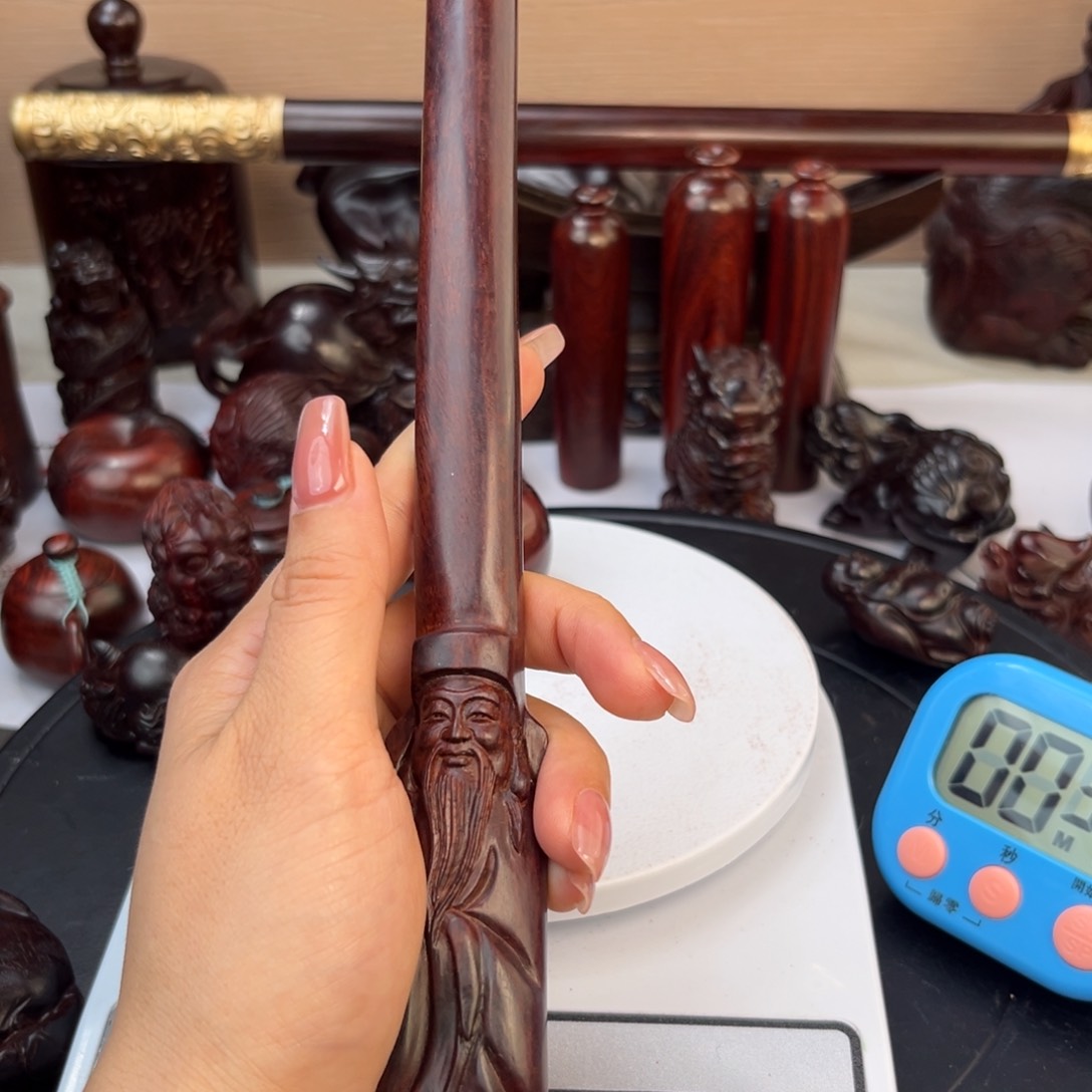 王*生印度小叶紫檀财神痒痒挠