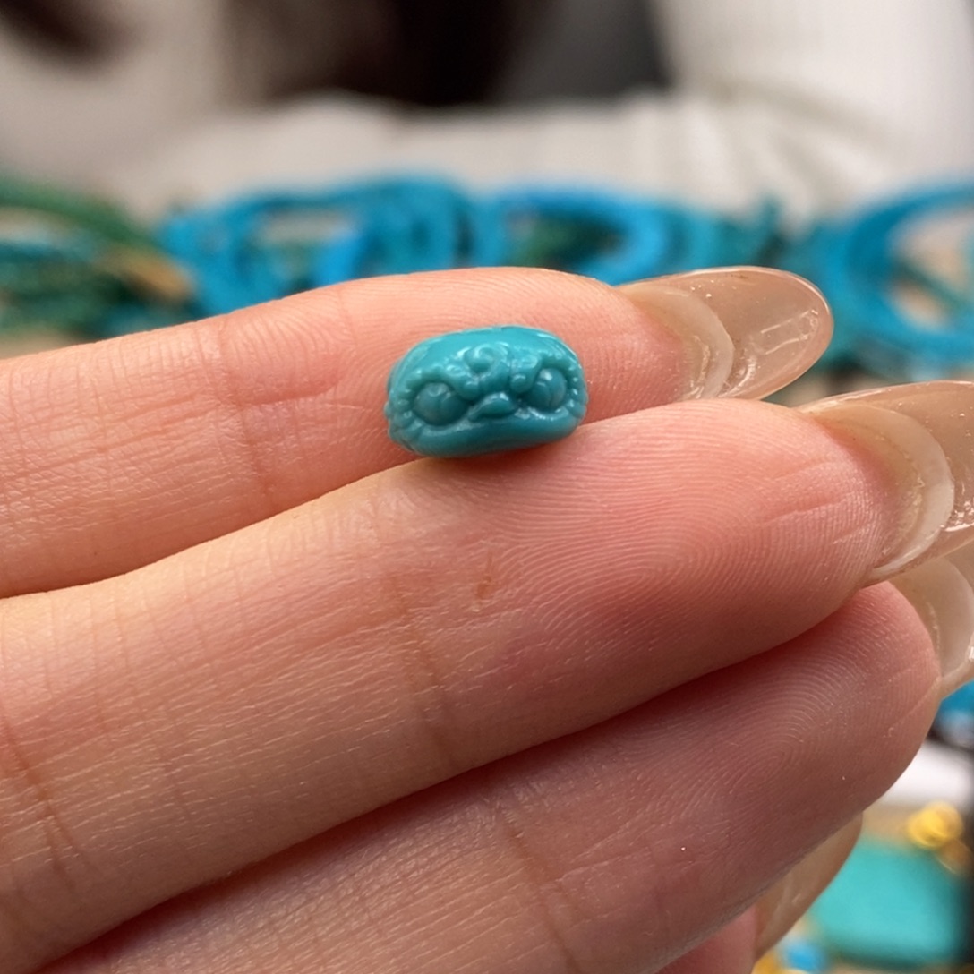 未镶嵌绿松石挂件