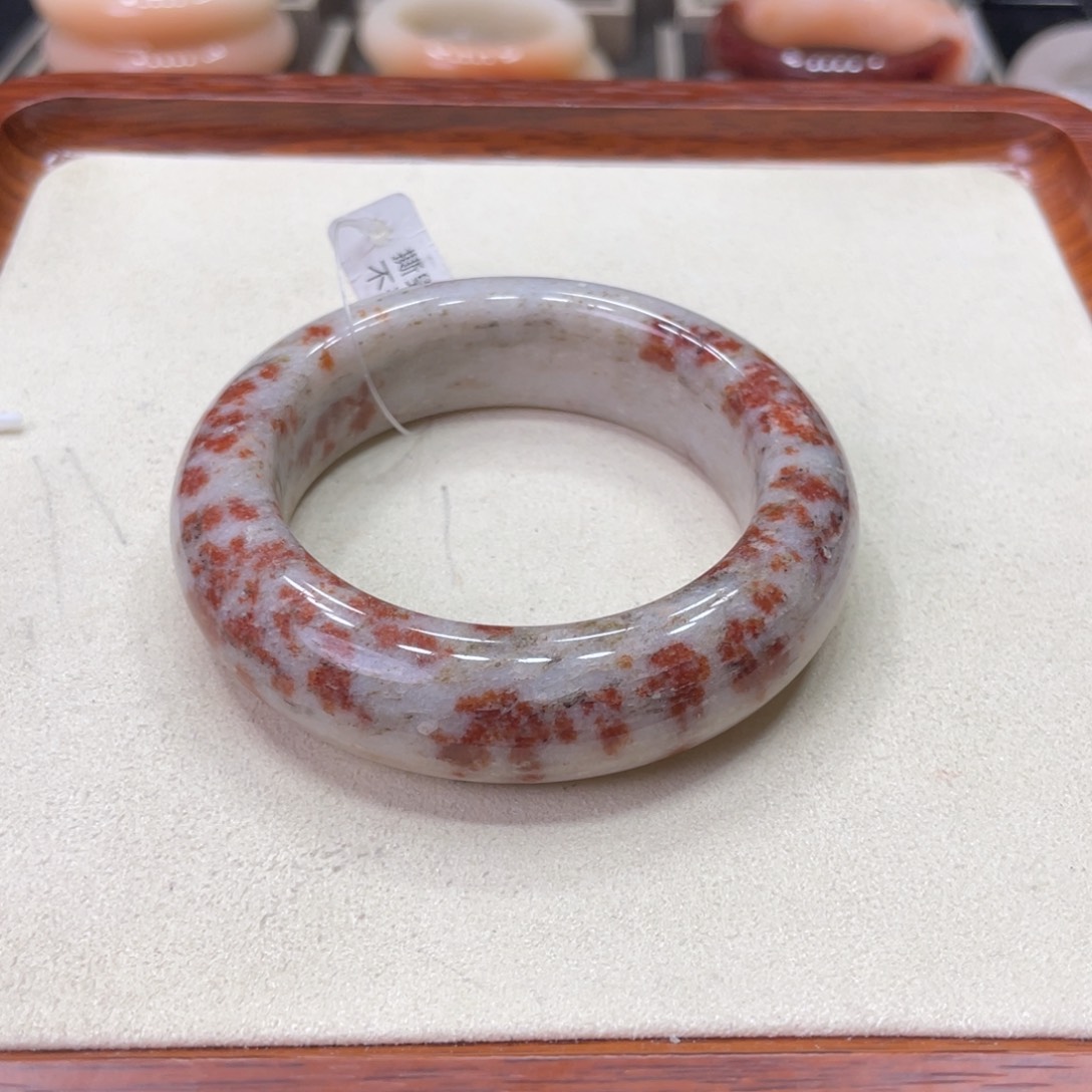 未镶嵌手镯石英岩玉喵**宝