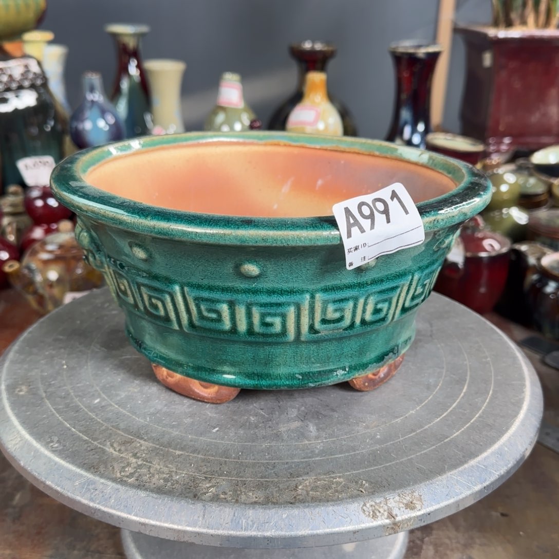 3***9紫砂花盆991            